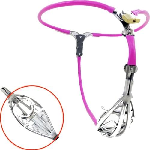 Manyjoy NEW Design Male Briefs Stainless Steel Invisible Chastity Belt Hollow Out Safe Protecter BDSM Sex Toy For Men Penis Ring