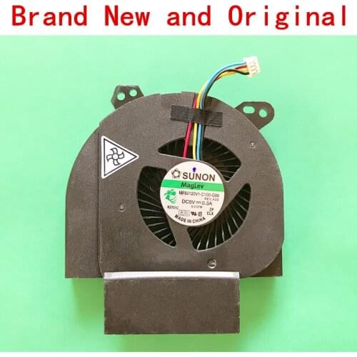 New laptop CPU GPU cooling fan Cooler radiator for Dell Latitude E6520 SUNON MF60120V1-C100-G99 DC5V 0.3A 4pin