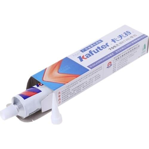 Transparent RTV Silicone Rubber Adhesive Grease Sealant Electronic Glue K5DB