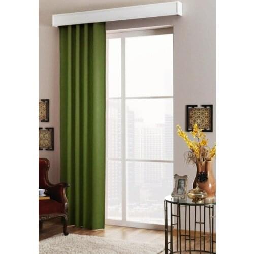 Height Pure Color Window Blackout Curtain Thickened Shading for Living Room Bedroom Luxury Curtains