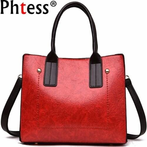 Women Leather Handbags High Quality Bags Handbags Women Famous Brands Casual Tote Bag For Girls 2019 Ladies Bag Bolsa Femininas
