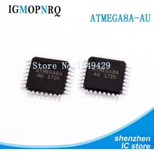 5PCS/lot ATMEGA8A-AU ATMEGA8A TQFP MEGA8A-AU 8 bit microcontroller -MCU AVR 8KB, 512B 16MHz 1KB EE SRAM