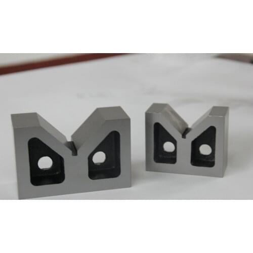 2-inch Length A pair Groz V-Block,Made from close grain cast iron material,The Vees are 90° centred in true