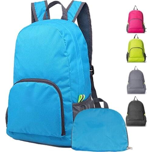 5 Colors Foldable Backpack Large capacity Outdoor Sport Pack Hiking Camping Backpack Fishing Cycling Bag for Unisex