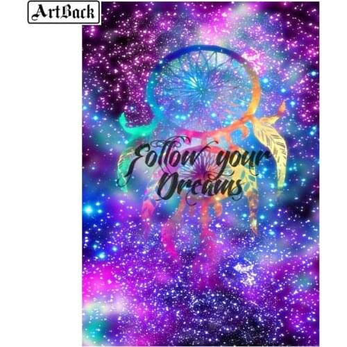 5d diy diamond painting wind chime dream sticker full square diamond mosaic resin diamond embroidery crafts kit