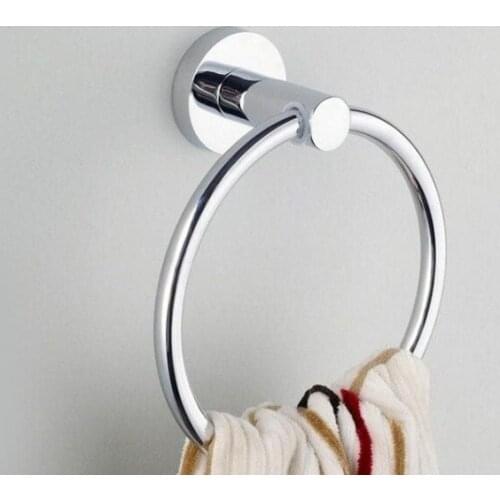 Solid Brass Chrome Finished Round Towel Ring,Towel Holder,Towel RacK CB005G