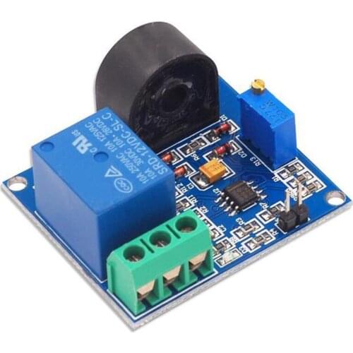 DC 12V Current Detection Sensor Module 5A Relay Overcurrent Over-Current Protection Switch