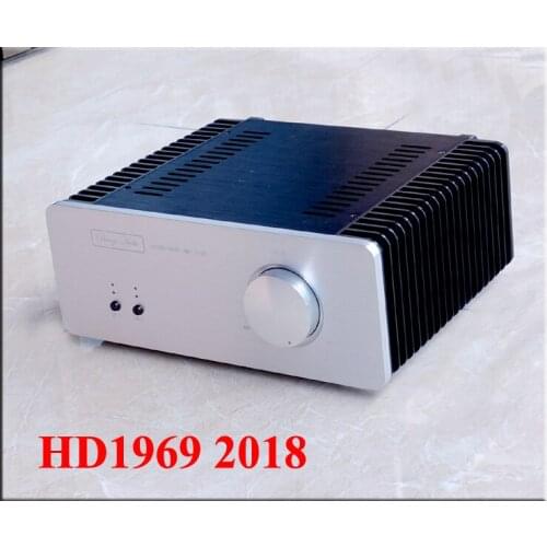 New Gold Sealed Edition Hood1969 HiFi 2.0 Class A Home Audio Amplifier 10W+10W