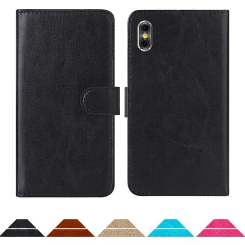 Luxury Wallet Case For DEXP B355 PU Leather Retro Flip Cover Magnetic Fashion Cases Strap