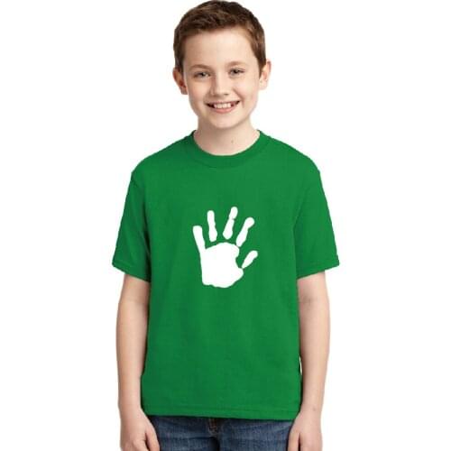 Give Me Five Boys Shirt Custom Kids Tee-Shirt Summer Cotton Tee Boys Children Birthday Gift