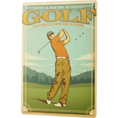SINCE 2004 Nostalgic Tin Sign Metal Plate Decorative Sign Home Decor Plaques Wall Plate Saying Golf Golf Player Golf