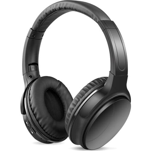 Folding Wireless Bluetooth Headset Active Noise Cancelling Headphone Over-Ear Stereo Earphone with Mic Game Headsets