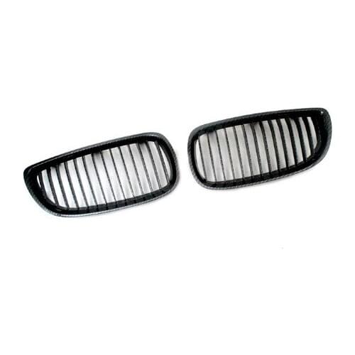Carbon Fiber Style Sport Front Grille Replacement L&R 2PCS New for E92 3 SERIES