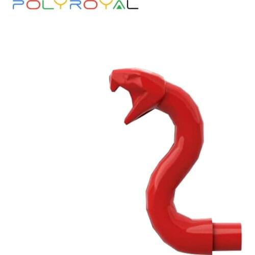 Building Blocks Technical parts Venomous snake head 21# 6166112 animal spare parts 10 PCS MOC toys for children 28588