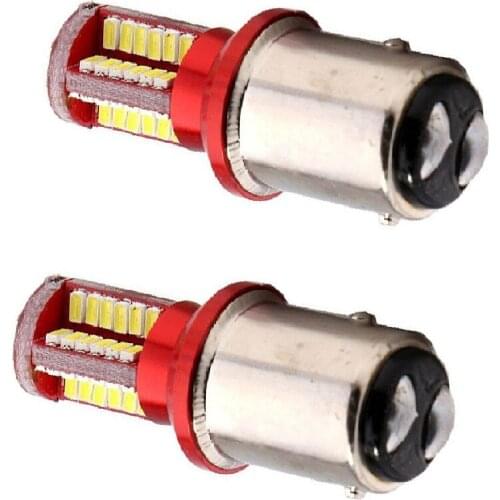 YSY 10X 1156 BA15S 1157 BAY15D p21w led canbus 57 SMD 3014 Car led turn lights Lights Brake Tail Lamps Auto Rear Reverse Bulbs