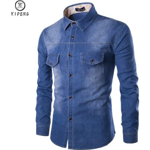 XIPENG Men's Slim Fit Shirts