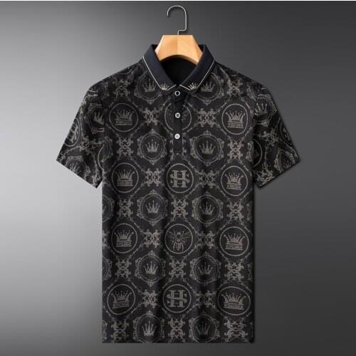 XIZOU Short Sleeve Polos For Men