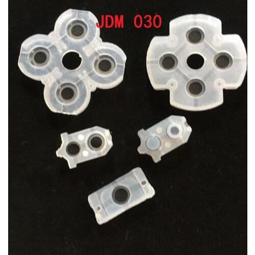 10 Sets For Playstation Dualshock 4 PS4 Controller JDS-030 JDM-030 JDS-040 Rubber Conductive Adhesive Button Pad Keypads