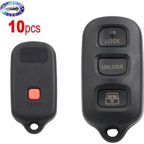 10 Pcs/Lot Remote Keyless Entry Shell Fit for Toyota Sequoia 4Runner Sequoia Matrix Key Replace