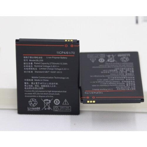 5pcs/lot 2750mAh BL259 For Lenovo Lemon 3 3S K32C30 K32c36 Vibe K5/ K5 Plus / A6020a40 A6020 a40 A 6020a40 Internal Battery