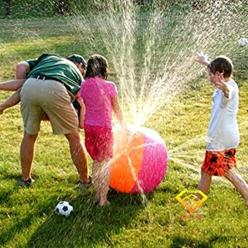 75cm Rainbow Inflatable Beach Ball Water Balloon Summer Outdoor Swimming Toy Parent-child Interactive Antistress Beach Games Toy