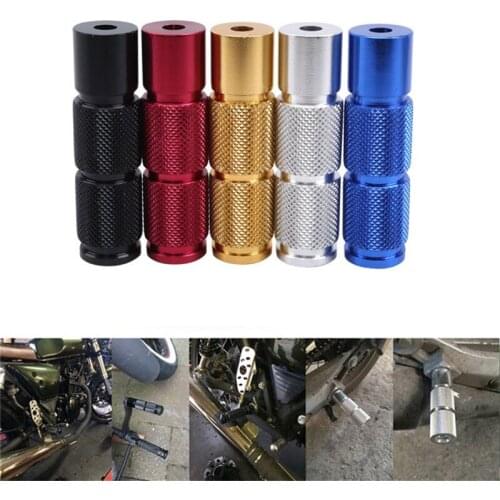 8MM CNC Aluminum Motorcycle Racing Bike Footrest Foot Rest Pegs Pedals Universal Motorcycles Accessories