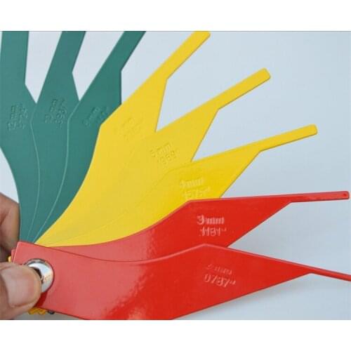 Automobile brake gauge scale thickness scale measuring instrument wear measuring instrument plastic material car stying