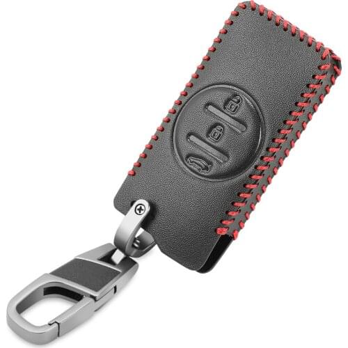 Leather Car Key Cover Case For Chery Tiggo 8 Arrizo 5 pro gx 5x eQ7 Chery tiggo 7Pro 2020 Key Case key chain keyrings key cover
