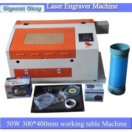 Digital mini laser engraver and cutting machine laser engraving machihne 3040 for DIY crafts wedding card caving
