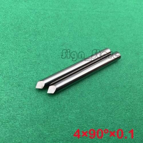 90 Angle 4*0.1mm tip- Sharp Three Edge CNC Router Carving Tool, Engraving Bits, 10pcs Carbide Cutting Machine Tools Free Ship