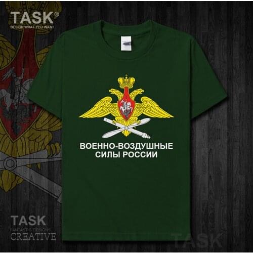 Air Force Russia RUS Federation Russia t shirt new Tops t-shirt Short sleeve summer country cotton Army Tactical Military 01