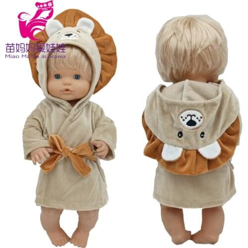 Nenuco Doll Cartoon Bathrobe Ropa y su Hermanita Baby Doll Clothes Costumes Birthday Gifts