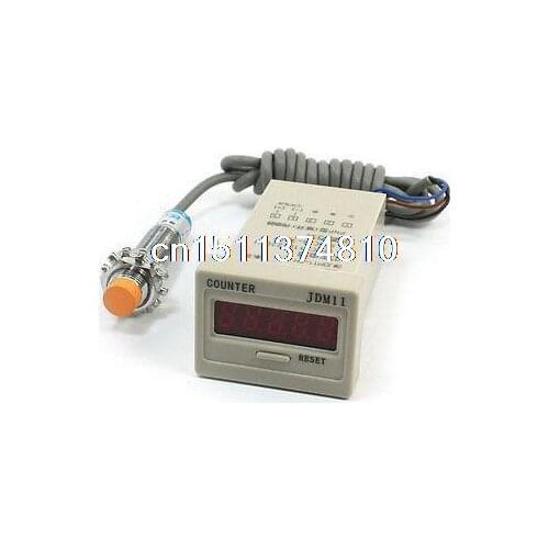 LJ12A3-4-Z/BY NO 4mm Distance Inductive Proximity Sensor Switch w Counter