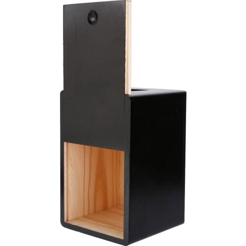 10.5X10.5X16cm Black Wooden Pet Urn Box Dog Cat Cremation Urn With Peaceful Memorial Photo Frame Pet Cremation Storage Box Case