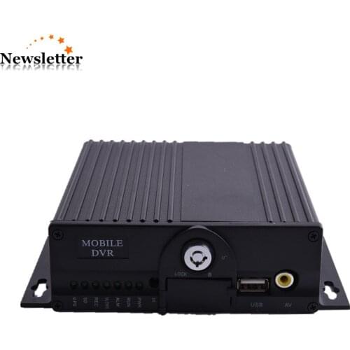 SD card 4 Channel AHD mobile DVR 3G GPS online with SIM card vehicle real time video Recorder 4ch MDVR Russian Language