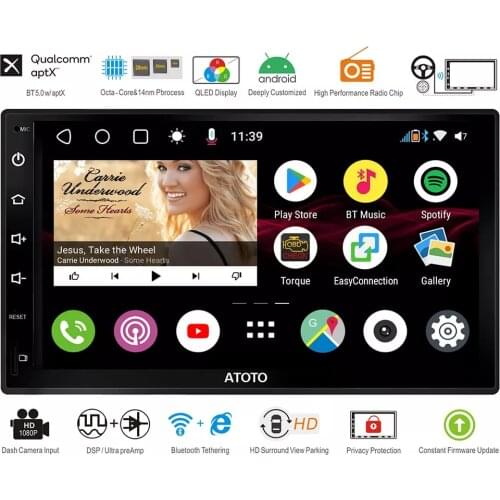 ATOTO S8 Premium S8G2B73M 2din Android Radio in-Dash Navigation Car Stereo Phone Integration Link Carplay Autoradio QLED VSV