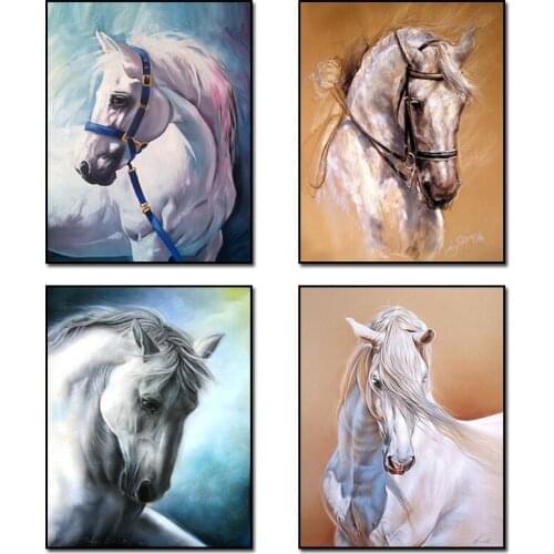 2016 new diy diamond painting cross stitch horses Top Fashion Scenic Diy diamond embroidery Party Needlework Precise Printed