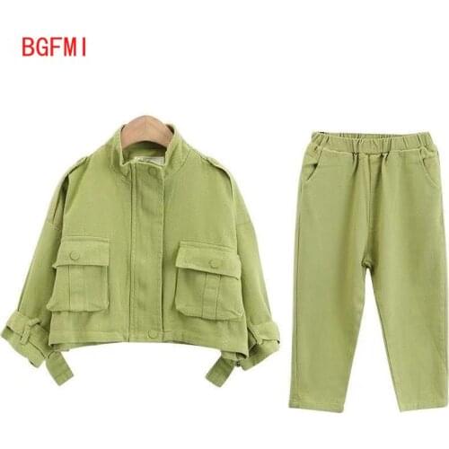 Autumn Kids Clothes Set Kids Costume Teen Girls Clothing Set Spring Casual Jackets Pants Suit School Girls Tracksuit