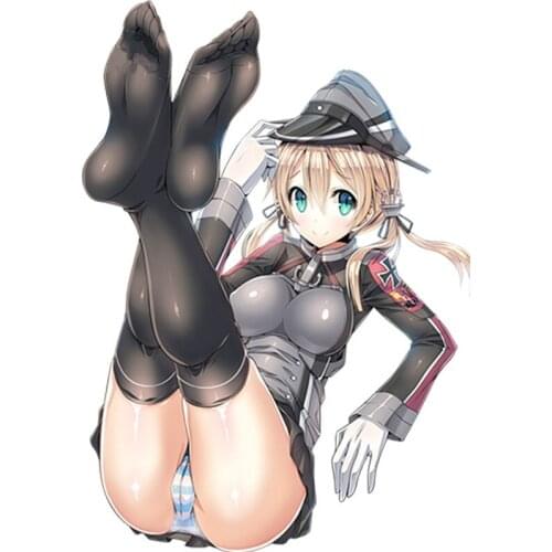 Personality Sexy Beauty JDM Anime Kantai Collection Cartoon Car Stickers Gremory Vinyl Car Bumper Accessories Car Decal Racing