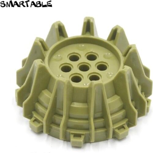 Smartable Technic Plastic Wheel 62mm Building Block Parts Toys For Kids Compatible 64712 MOC Toy Gift 4pcs/lot