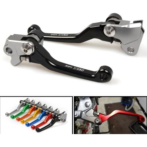 With KLX125 LOGO Motorcycle Dirt Bike Brake Clutch Lever For KAWASAKI KLX125,D-TRACKER125 2010 2011 2012 2013 2014 2015 2016