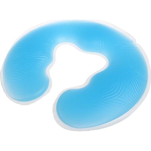 Silicone Salon SPA Massage Pillow Table Cradle Face Down Pillow Head Rest Cushion Beauty Pad, 28 x 26 cm