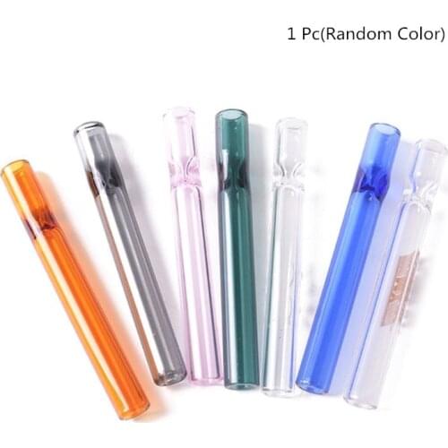 Glass Cigarette Holder Tube For Tobacco Cigarettes Smoking Smoke Filter Pipes Mouthpiece Hookah