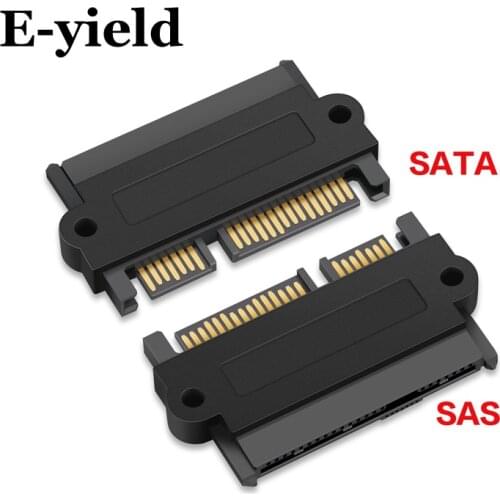 6Gbps SFF 8482 SAS to SATA Angle Computer Adapter Converter Straight Head Durable Portable for PC High Quality