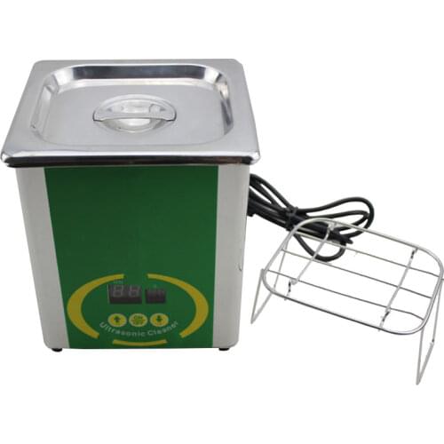 80W 2L Deisel Common Rail Fuel Injectors Steel Ultrasonic Tank Cleaning Machine for Pump Parts Nozzles Valves Cleaner