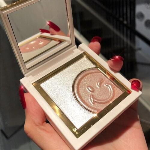 1pc New High Lighter Face Contouring Bronzers Face Cosmetics Arrival Highlighter Face Make Up Bronzer Iluminador Shimmer Glitter