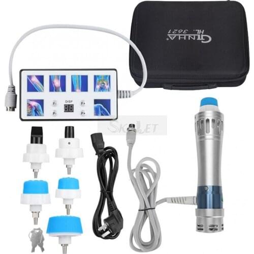 2021 High Effective Touch Screen 7 Transmitter Joints Pain Treatment Massager Pain Removal Shockwave Equipment