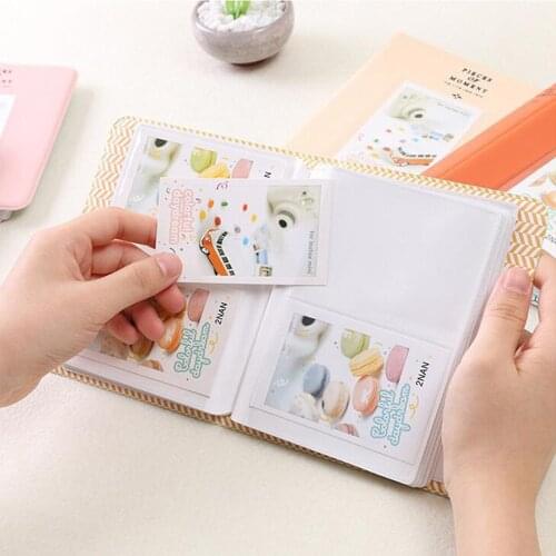 64 Pockets Polaroid Photo Album For Fujifilm Instax Mini Film 8 Korea Fotografia Albums Mini Instant Picture Case Storage