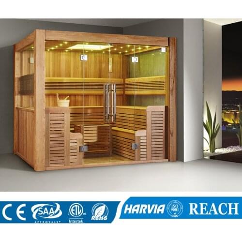 9kW Indoor Sauna room with Canadian cedar wood 4-6 person M-6046