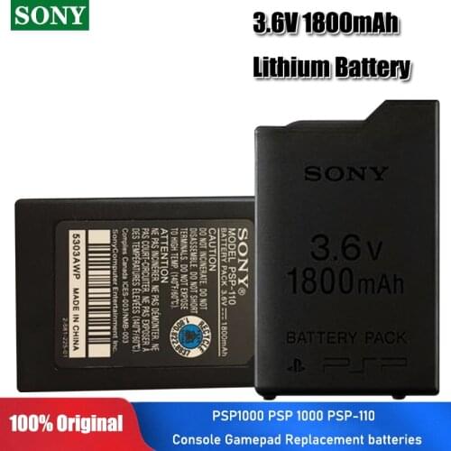 Sony 3.6V Rechargeable Battery for Sony PSP-110 PSP-1001 PSP 1000 FAT PlayStation Portable PSP1000 Console